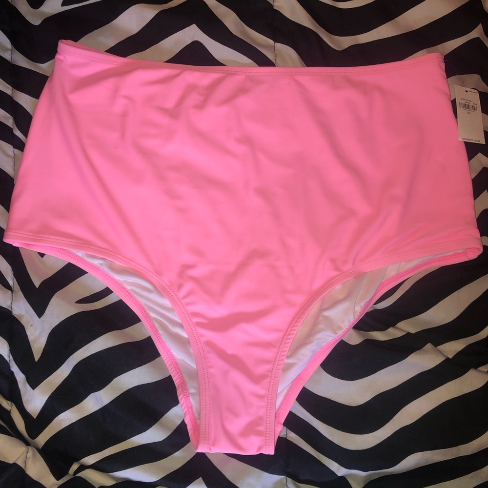Old Navy Pink Swimsuit Bottoms, Size XL, New With Tags